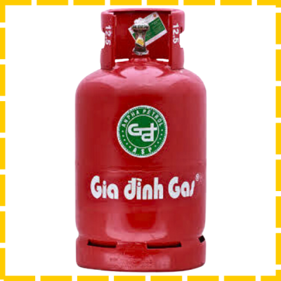 Gas Gia Đình Đỏ 12kg Chính Hàng An Toàn Tiết Kiệm Giao15P