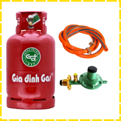 Combo Bộ Bình Gas Gia Đình 12Kg Lắp Đặt Miễn Phí