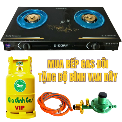 Giá Trọn Bộ Bình Bếp Gas Đôi Van Dây 1290000